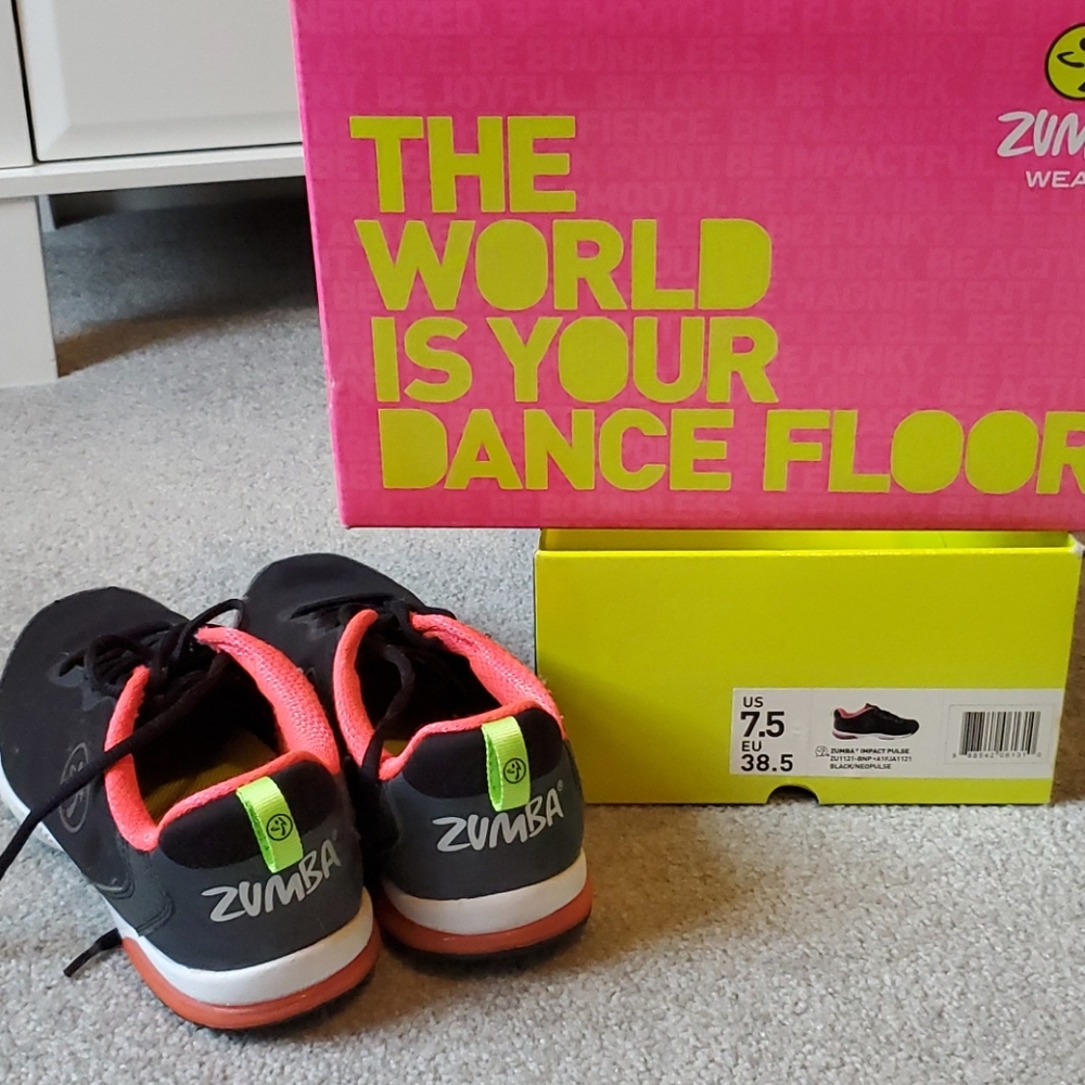 Zumba impact pulse sneakers size 7.5